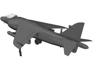 BAE Sea Harrier Mk.2 3D Model preview