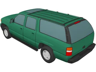 GMC Yukon (2000) 3D Model preview