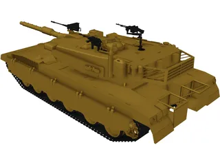 Merkava MK3 3D Model preview