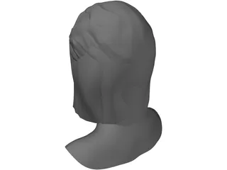 Head Female 3D Model preview