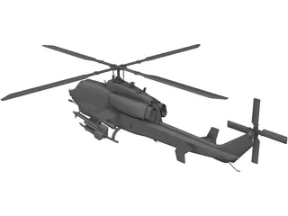 Bell AH-1Z 3D Model preview