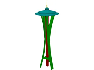 Space Needle 3D Model preview
