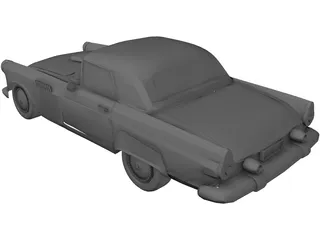 Ford Thunderbird (1957) 3D Model preview