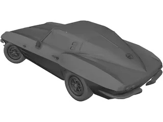 Chevrolet Corvette (1965) 3D Model preview