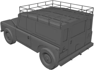 Land Rover (1972) 3D Model preview