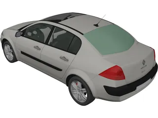 Renault Megane 3D Model preview