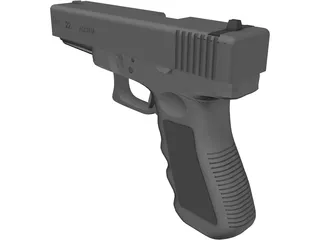 Glock 22 3D Model preview