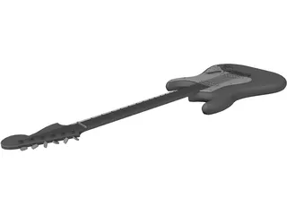 Guitar Electric 3D Model preview