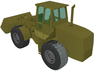Front Loader 3D Model preview