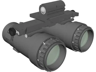 Anvis 9 NVG Goggles 3D Model preview