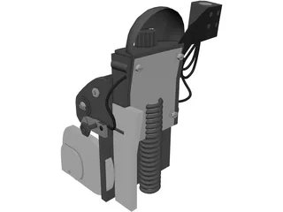 Anvis 9 Helmet Mount 3D Model preview