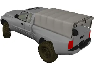 Dodge Pickup 3D Model preview