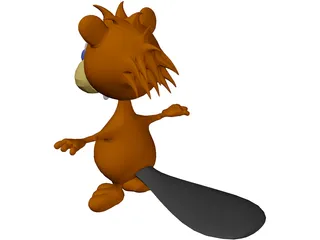 Beaver 3D Model preview