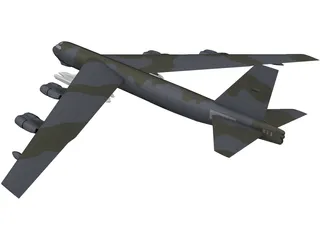B-52G/H 3D Model preview