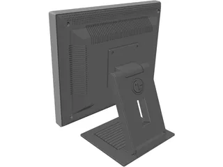 LG TFT Computer Monitor 3D Model preview