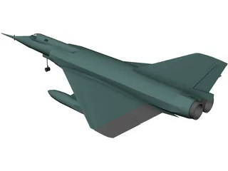 Dassault Mirage IV 3D Model preview