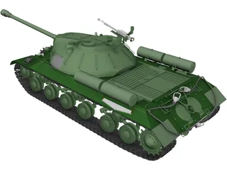 IS-3 Heavy Tank 3D Model preview