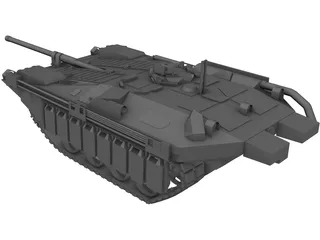 Stridsvagn 103 3D Model preview