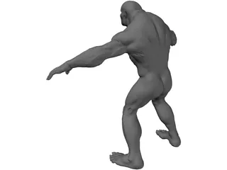 Monster 3D Model preview