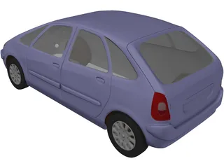 Citroen Xsara Picasso 3D Model preview