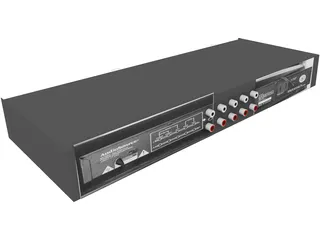 Graphic Equalizer 3D Model preview