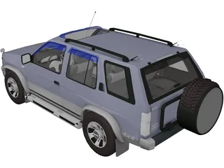 Nissan Terrano 3D Model preview