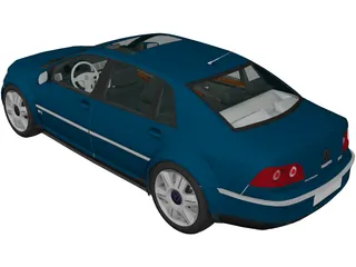 Volkswagen Phaeton W12 3D Model preview