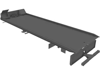 Rollback for 8 ton Towtruck 3D Model preview
