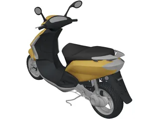 Scooter 3D Model preview