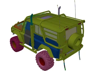 Jeep [Tuning] 3D Model preview