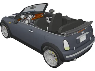 Mini Cooper Cabriolet 3D Model preview