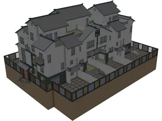 Villa 3D Model preview