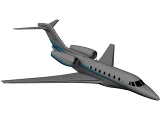 Cessna Citation X 3D Model preview