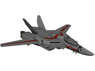 VF-1A 3D Model preview