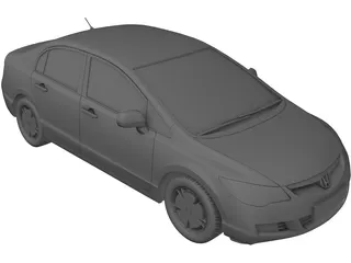 Honda Civic 3D Model preview
