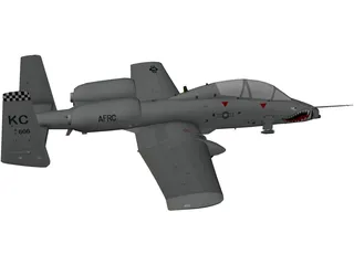A-10 Warthog 3D Model preview