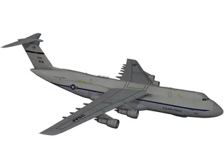 Lockheed C-5 Galaxy 3D Model preview