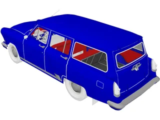 GAZ 22 (1965) 3D Model preview