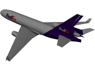 McDonnell Douglas/Boeing MD-11F FedEx 3D Model preview