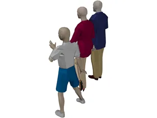 Family 3D Model preview