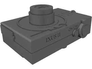 Canon Digital Ixus 2 Photo Camera 3D Model preview