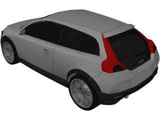 Volvo C30 3D Model preview