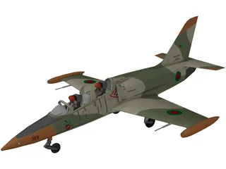 Aero L-39 Albatros Bangladesh Air Force 3D Model preview