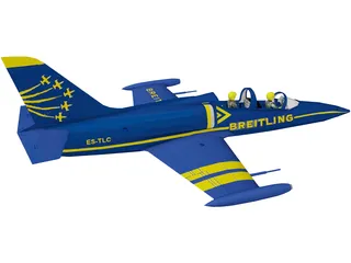 Aero L-39 Albatros Breitling 3D Model preview