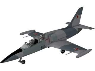 Aero L-39 Albatros Soviet Air Force 3D Model preview
