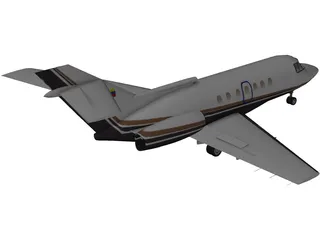 Hawker 850XP 3D Model preview