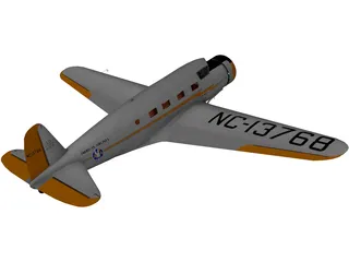 Vultee V-1A 3D Model preview