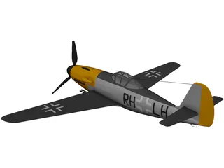 Messerschmitt ME 309 3D Model preview