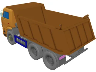 Kamaz 6520 3D Model preview
