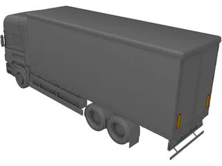 Scania Truck 3D Model preview
